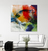 "Vibrant Terrain I" Giant Art 54x54 Wall Art