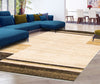 Aya Ivory-Brown Area Rug - 3'11" x 5'7"