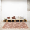 Serafina Pink Shag 7'10" x 10'0" Area Rug