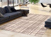 Sadie Burburry Silver-Black Area Rug - 7'10" x 10'2"