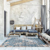 Corinne Blue 3'11" x 5'7" Area Rug