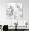 "Haloed In Metallic Ii" Giant Art 72x72 Wall Art