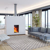 Ranger Grey/blue Rug 5'3" X 7'3" Area Rug