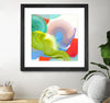 "Vav 05" Matted and Framed Black 36x36 Wall Art