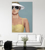 "Glamour Rays" Giant Art 84x54 Wall Art