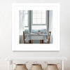 "Accidental Scholar" Matted and Framed White 36x36 Wall Art