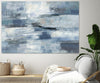 "Clear Water Indigo And Gray" Giant Art 84x54 Wall Art