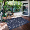 Kimi Blue 6'7" x 9'6" Area Rug