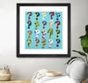 "Pop The Question" Matted and Framed Black 36x36 Wall Art