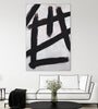 "Ink Strokes" Giant Art 84x54 Wall Art