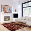 Cherokee Red Area Rug - 5'3" X 7'3" 