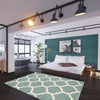 Aliya Aqua 5'3" x 7'7" Area Rug