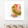 "Night On The Town" Matted and Framed White 36x36 Wall Art