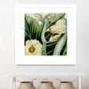 "Cropped Turpin Tropicals Iii" Matted and Framed White 30x30 Wall Art