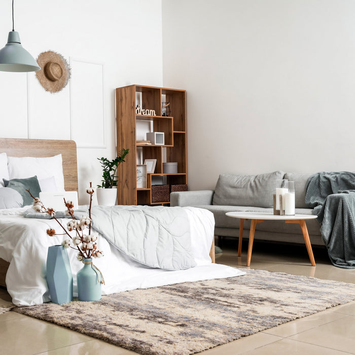 Astra Cream/Grey Area Rug - 3'11\" X 5'7\"