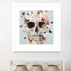 "Party Favor" Matted and Framed White 30x30 Wall Art