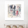 "Palpitation Monitor" Matted and Framed White 30x30 Wall Art