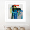 "Return The Fork" Matted and Framed White 30x30 Wall Art