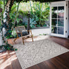 Neisha Traditional Grey Rug 6'7" X 9'6" Area Rug