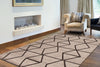 Anandi Grey-Brown Area Rug - 5'3" x 7'3"