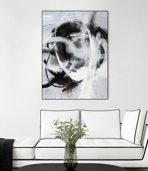 \"No Turning Radius\" Canvas Framed Black 24x32 Wall Art
