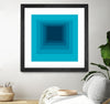 "After Josef D" Matted and Framed Black 36x36 Wall Art