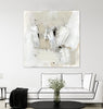 "Neutral Brushstrokes I" Giant Art 54x54 Wall Art