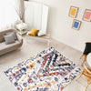 Paloma Quashqai White Area Rug - 5'3" x 7'3"