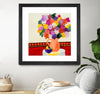 "Taking In The Love" Matted and Framed Black 30x30 Wall Art