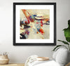 "Positive Energy I" Matted and Framed Black 30x30 Wall Art