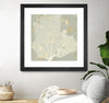 "Sea Coral I" Matted and Framed Black 30x30 Wall Art