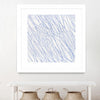 "Hula Ii" Matted and Framed White 30x30 Wall Art