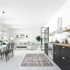 Panthea Black Area Rug - 3'3" X 4'7" 