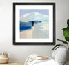 "Sand And Sky" Matted and Framed Black 36x36 Wall Art