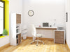 Nordika Liber-T Filing Cabinet - White/Walnut 