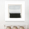"Star Night Interlude" Matted and Framed White 30x30 Wall Art
