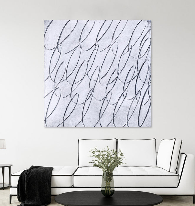 \"Contemplating Style\" Giant Art 72x72 Wall Art