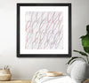 "Hula I" Matted and Framed Black 30x30 Wall Art