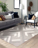 Tyisha Grey Area Rug - 6'7" x 9'6"
