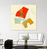 "Mid Century Geometric" Giant Art 72x72 Wall Art