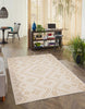 Panacea Taupe Area Rug - 4'0" x 6'0"