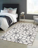 Terali Ivory Machine Washable Area Rug - 3'0" x 5'0"