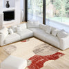 Ellegance Ivory / Red 6'7" x 9'6" Area Rug