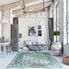 Awena Aqua 5'3" x 7'7" Area Rug