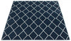 August Navy-White 6'7" x 9'6" Area Rug