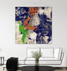 "Economic Shift I" Giant Art 72x72 Wall Art