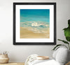 "Coastal Viewpoint Ii" Matted and Framed Black 36x36 Wall Art