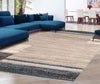 Aya Grey-Blue Area Rug - 3'11" x 5'7"