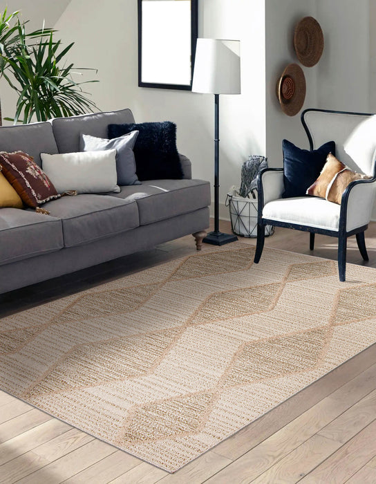 Ebba Beige Area Rug - 5'0\" x 7'0\"