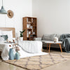 Dimity Tan Area Rug - 5'3" x 7'3"